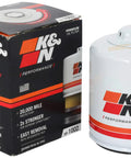 Premium Wrench Off Oil Filter With 20,000 Mile Engine Protection, fits Ford Lincoln Toyota Volkswagen, shown with packaging