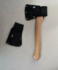 Leather Adjustable Axe Sheath For Camping And Outdoor Use Gear Belt Carry Hatchet Head Protector Multitool Ready Cover