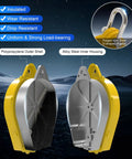 Self Retracting Lifeline Fall Arrestor 23 Foot Double Locking Cable With Aviation Grade Steel Wire showing polypropylene outer shell and alloy steel housing.