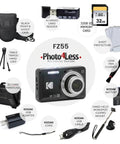 Grab And Go Digital Camera Bundle For Sharp Photos And Smooth Video 16MP Sensor 28mm Wide Angle 5x Optical Zoom Includes 32GB Card Case.