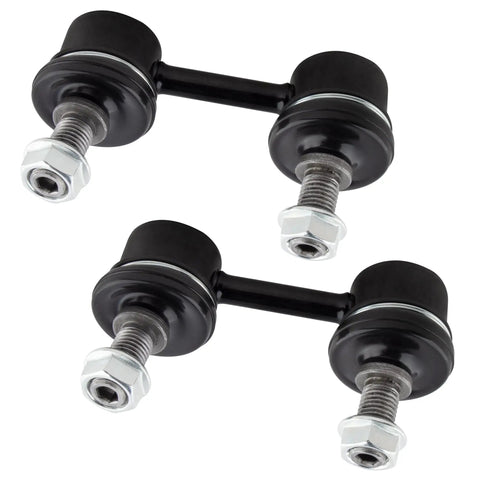 Toyota Corolla Suspension Upgrade Kit With Front And Rear Stabilizer Sway Bar Links Inner And Outer Tie Rod Ends And Lower Ball Joints For 1996 1997 1998 1999 2000 2001 2002 Pack Of 10, black metal links