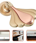 Gold cabinet knob set with sleek design and retro charm for kitchen and bedroom cabinets, modern metal cabinet door knobs.
