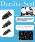 All In One Tire Repair Kit With 100 Pcs Rubber Nails And 3 Plug Sizes For Quick Puncture Fixes, self-sealing screws detail