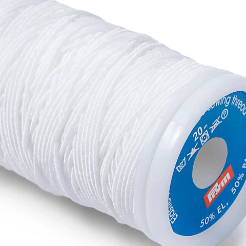 Super Stretchy White Elastic Sewing Thread For Knitting Crocheting And Machines 22 Yard Bobbin Spool Knockout Quality Craft Cord Built Tough For Custom Cuffs Caps And Daily Sewing Hacks With A Sleek Look That Always Delivers
