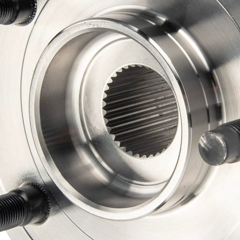 Close-up view of Front Wheel Bearing And Hub Assembly For 2002 Through 2008 Dodge Ram 1500 With ABS 5 Lug 515072.