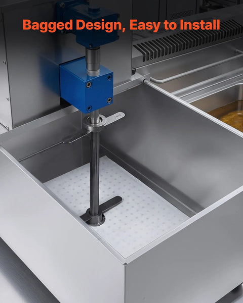 No Sweat Heavy Duty 100 Pack Deep Fryer Filter Papers For Commercial Kitchens 15 By 13 Inch in a fryer with easy installation.