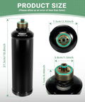 Receiver Drier 34724 Spin On Filter For Robinair Refrigerant Recovery Injection Machine Before 2010 Replacement Part With Upgraded Fluororubber Seals Built To Last Fits 34724 17700 2K 34134A 34134 2K Series dimensions view