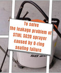 O Ring Replacement Kit for SG 20 Spray Pump Sealing and Repair includes 45 O Rings in Six Packs to fix SG 20 spray can leaks.