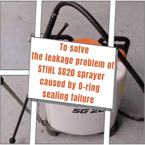 O Ring Replacement Kit for SG 20 Spray Pump Sealing and Repair includes 45 O Rings in Six Packs to fix SG 20 spray can leaks.