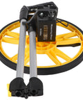 Jiawu Foldable Mechanical Distance Measuring Wheel 0-9999.9M with accurate dial, anti-slip wheel, and sturdy construction.