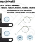 2 Pack Beefed Up Brake Pad Kit For 42 Inch Deck Tractors And Lawn Mowers With Retainer And Torsion Spring GY21943B GX20494 GX20515