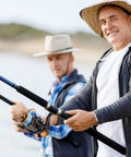 Angler using Ultralight Spinning Reel With 12 Plus 1 Ball Bearings And Anti Reverse Size 3000 while fishing by the shore.