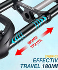 26 Inch Fat Tire Front Suspension Fork For E Bikes And Snow Beach Mountain Bikes, 180mm Travel, close-up