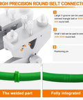 Top Tier PU Round Belt Welding Machine Kit With Precision Hot Melt Connector, adjustable clamp for 8-30mm round belts