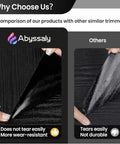 Comparison showing 24 Inch By 196 Inch Black Wood Peel And Stick Wallpaper For Furniture Self Adhesive Film Durable Finish vs others.