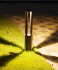 LED Landscape Path Lights 10W 24V DC Waterproof Aluminum Cylindrical Outdoor Garden Accent Lighting illuminating pathway