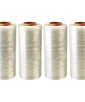 Pro Grade Cast Stretch Wrap Four Pack 14.5 x 1450 Feet Heavy Duty Industrial Shrink Film Pre Stretched Pallet Wrapping rolls.