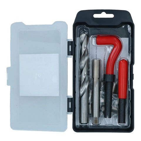 M14 X 1.5mm Thread Repair Kit With Helicoil Inserts Damaged Thread Repair Set 10 Inserts In Blow Mold Case Heavy Duty Pro Grade Tool