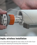 Smart Roller Blind Motor Upgrade Kit For Home Automation Open And Close Automatically Voice And App Control with motor installation