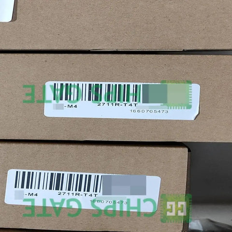 New 1 Piece 2711R-T4T Terminal Module in box labeled for quick delivery, showing industrial PLC control terminal block packaging.