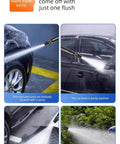 High Pressure Car Wash Gun With Booster Nozzle And Hose Set for Household Cleanup spraying car