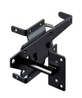 Stainless Steel Fence Gate Latch For Wood And Vinyl Post Mount Tough As Nails Heavy Duty Black Powder Coated Hardware Set