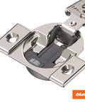 Concealed Soft Close Hinge Kit For Face Frame Cabinets Half Inch Overlay 105 Degree Opening Steel Built Includes Five Kits shown