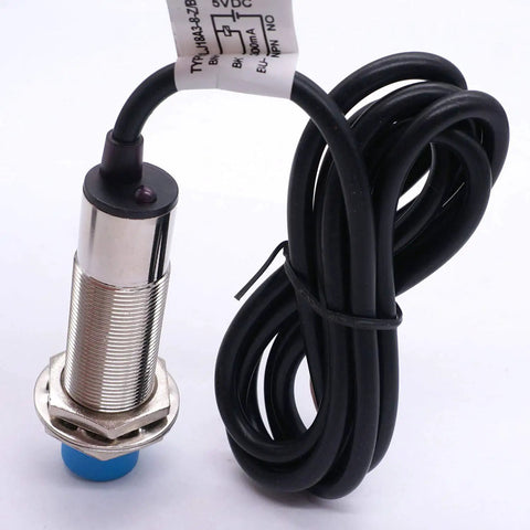 Inductive Proximity Sensor Switch With 8mm Sensing Distance M18 Cylinder, 5V DC, PNP NO, 3-Wire Cable, LJ18A3-8-Z/BY Sensor