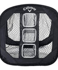 Black Chip Shot Golf Chipping Net For Indoor And Outdoor Practice, Ultra Lightweight Collapsible Net With Built-In Targets, 25 By 25 Inches