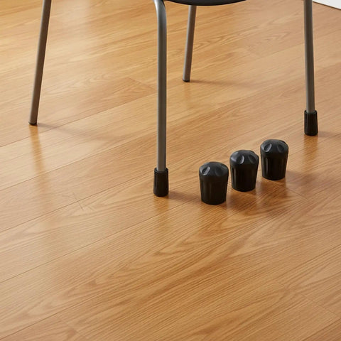 PP Chair Leg Floor Protectors For Round Tubes 0.5 To 0.63 Inch Diameter 4 Pack Furniture Glides For Hardwood Floors Smooth Glide