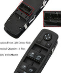 Power Window Switch For Jeep Cherokee 2015-2022 And Chrysler 200 2015-2017 Driver Side Master Window Control 68271206AA