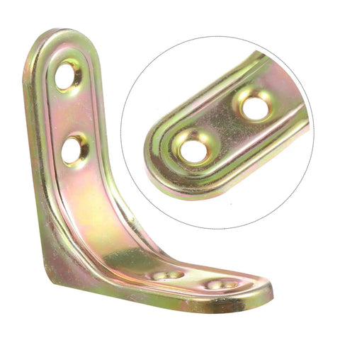 Heavy Duty Corner Braces 20 Piece Set Thickened Steel Right Angle Brackets Featuring Concealed Mounting Holes Rock Solid Furniture Hardware For Tables Cabinets And Shelves Built Like A Tank Top Shelf Quality