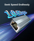 10Gbps Ethernet Extender Pack For Cat8 Cat7 Cat6 Cat5 Cables 328 Feet Long Distance Aluminum Alloy Shell RJ45 Coupler