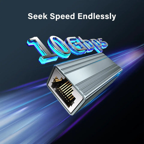 10Gbps Ethernet Extender Pack For Cat8 Cat7 Cat6 Cat5 Cables 328 Feet Long Distance Aluminum Alloy Shell RJ45 Coupler