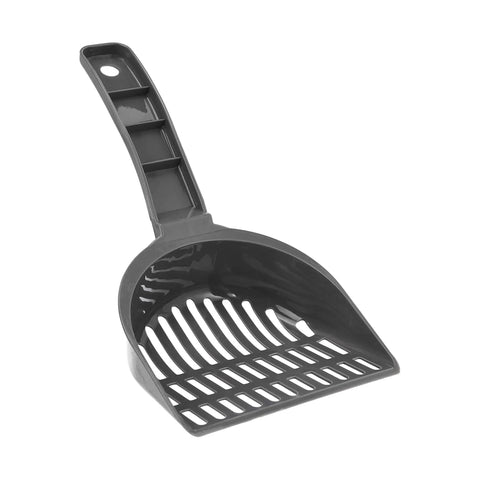 Durable Cat Litter Scoop With Holder That Hangs On Litter Box, No Fuss Scooping, easy clean, sturdy plastic build.