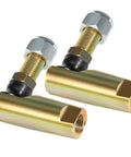 Beefy Direct Fit Heavy Duty Steering Tie Rod Ball Joint Ends Kit For Wide Range Of Tractors, ATVs And UTVs Replaces AM133072 AM133073 AM133074 M86977 Fits X465 X485 GX325 GX335 F910 F935 And More Durable Zinc Coated Steel., two zinc-coated steel tie rod ends with nuts