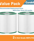 True HEPA Replacement Filter For Tower Purifier Pure Cool Link TP01 TP02 TP03 AM11 BP01 2 Pack product image
