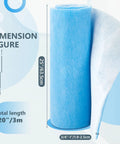 Two Rolls Of 120 Inch Air Vent Filters For HVAC And Home Use DIY Size Dustproof Floor Vent Media Pad In Blue And White 25 Inch Wide