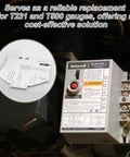 Multipurpose Burner Gauge For AF AFG AR SF SR Burners Replacement For T231 And T500 Electrode Alignment Tool With Precise Gap Setting Center Line Calibration For Easy No Fuss Ignition And Smooth Burner Performance shown with Honeywell burner control