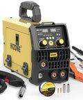 HIZONE 3 In 1 MIG Welder With 135 Amps Output supports gasless MIG and TIG tasks with cables and wire included.