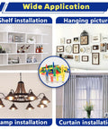 352 Piece Heavy Duty Drywall Anchors And Screws Kit With 7 Sizes Wall Mount Kit for shelves, pictures, lamps, curtains