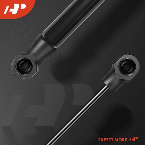 Heavy Duty Convertible Top Stowage Compartment Lid Strut Featuring Gas Spring Lift Support For Mercedes Benz Clk Series Models, close-up view of strut ends.