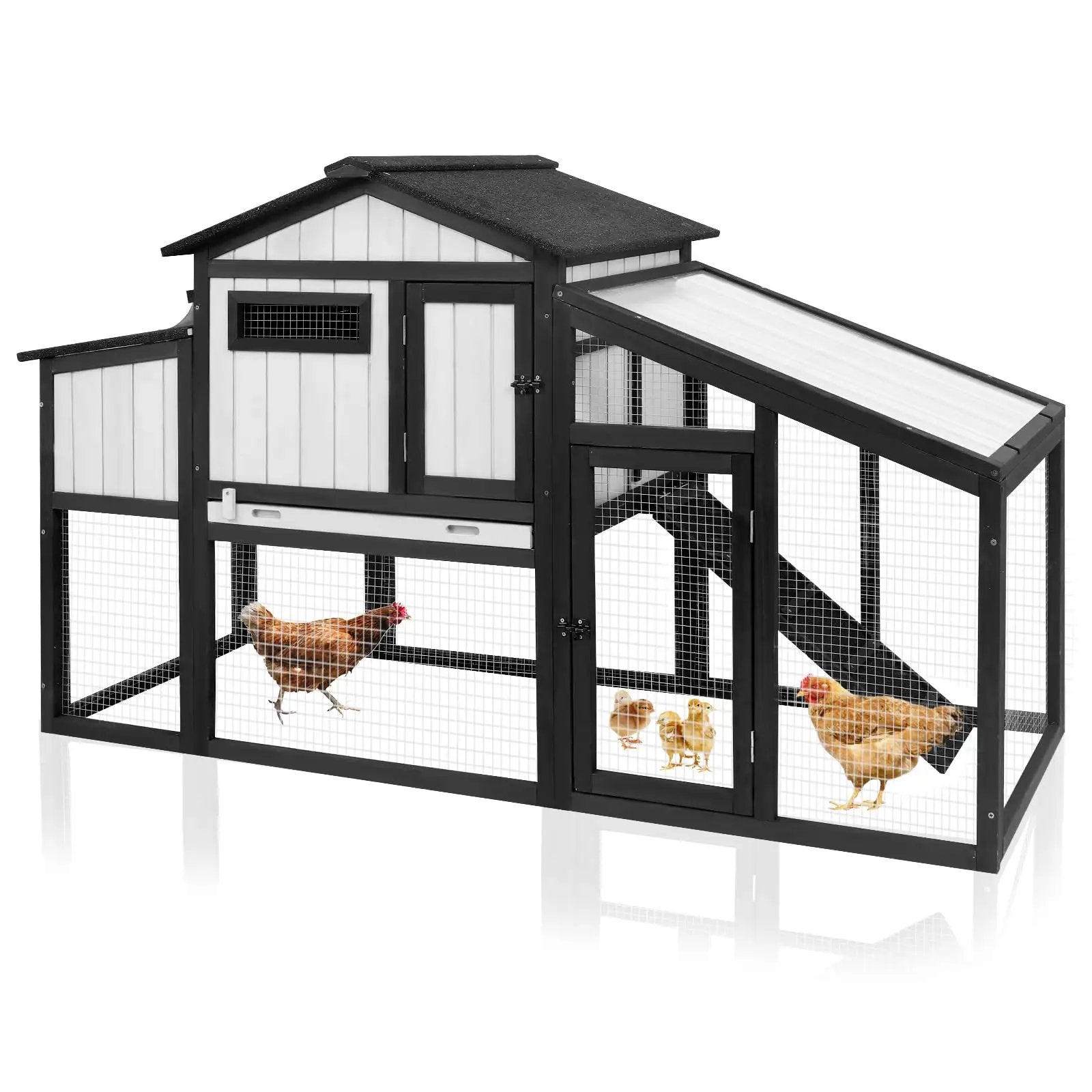 65.3 Inch Long Chicken Coop – Expandable & Durable ✓