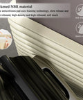 Close-up of thickened NBR foam garage wall protector showing soft touch, flexible design for crash proof car door bumper savings.