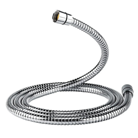 Extra Long 79 Inch Stainless Steel Shower Hose With Brass Inserts And Nut Flexible Chrome Finish Dual Head Design Corrosion Resistant