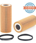 2 Pack Engine Oil Filter For Audi Porsche VW Vehicles 2005 To 2018 A4 A5 A6 A7 A8 Quattro Q5 Q7 S4 S5 SQ5 And 2011 To 2017 Cayenne Panamera Touareg Replacement HU7029z HU722z with rings