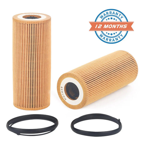 2 Pack Engine Oil Filter For Audi Porsche VW Vehicles 2005 To 2018 A4 A5 A6 A7 A8 Quattro Q5 Q7 S4 S5 SQ5 And 2011 To 2017 Cayenne Panamera Touareg Replacement HU7029z HU722z with rings