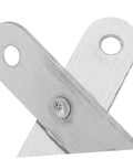 Close-up of 20 Piece Rotating Stainless Steel Hidden Door Hinges 360 Degree Up And Down Pivot Shaft