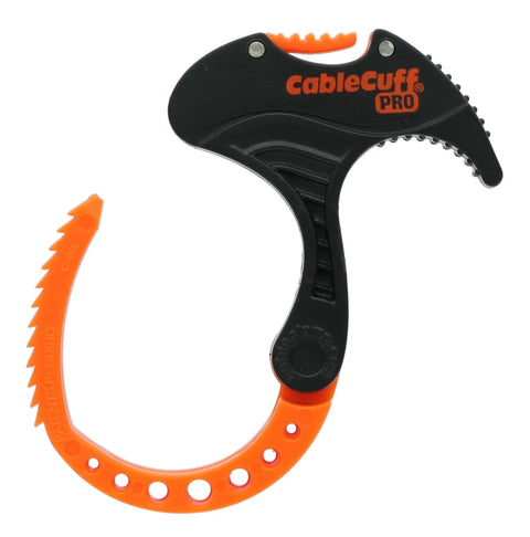 Adjustable Cable Cuffs 12 Pack With 2 Large 3 Inch, 4 Medium 2 Inch, 6 Small 1 Inch Diameters, Push Button Release, Notched Teeth, Reusable