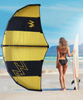 Multipurpose Inflatable Wing Surfing Kite With Clear View Window And Storage Bag for kitesurfing and foiling on beach